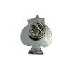 Ace of Spades Skull Metal Pin Badge Brooch, Aluminium