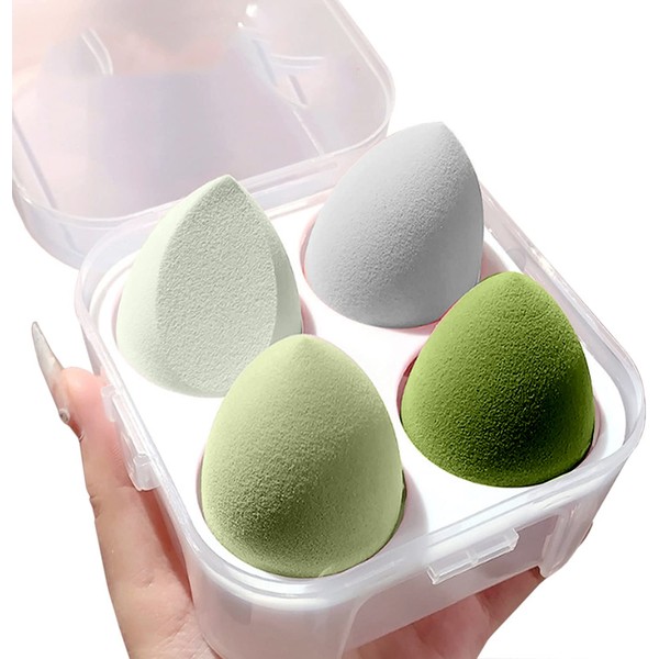 Premium Makeup Sponge Egg, Latex-Free Makeup Puff Beauty Foundation Blend