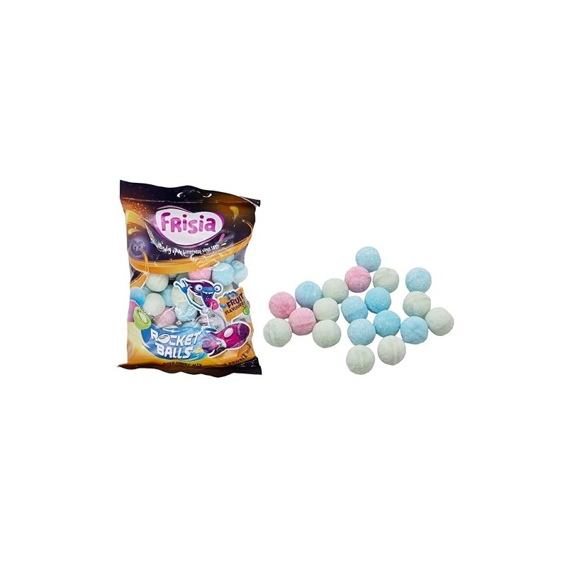 Frisia Rocket Balls Fruit Mix I Hard Fruit flavored Candy