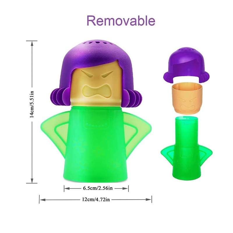 Microwave Cleaner Easily Crud in Minutes .Steam Cleans with Vinegar
