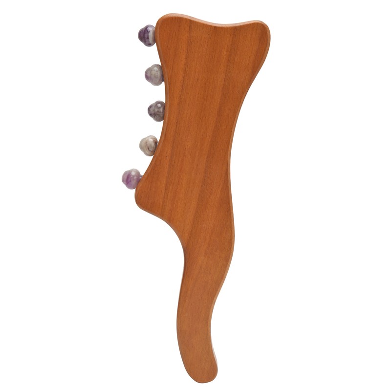 Scraping Massage Stick Wooden Household Relieve Fatigue Relaxation Massage Stick
