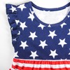 MINDSHELF Girls American Flag Dress Toddler Kids 4th of July