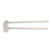 Stainless Steel Toilet Paper Bracket Single Seat 2 Poles Rotatable