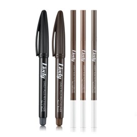 IPKN Lively Brush Pen Eyeliner Ultra Slim Eyebrow - Select 2 / 3 to Pick and Choose / 입큰 라이블리 붓펜 아이라이너 초슬림 아이브로우 2개  3개 선택 골라담기