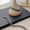 Men's Titanium Steel Chain Bracelet - Stainless Steel Male Hip