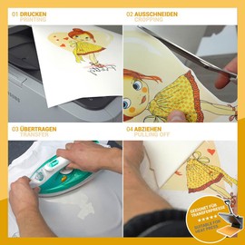 Skull paper transfer film for light fabrics – for laser printers – incl. 200+ designs.