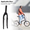 Carbon Fiber Front Fork Replacement Folding Bike Fork with Screws