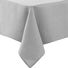 SASTYBALE Gray Tablecloth Rectangle, Spillproof Table Cloth Wrinkle Resistant Washable Textured Grey Table Cover for Kitchen Dinning Parties Farmhouse Outdoor 52" x 70"