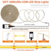 OMIKA 33FT Super Bright 3200LEDs COB LED Strip Lights Outdoor
