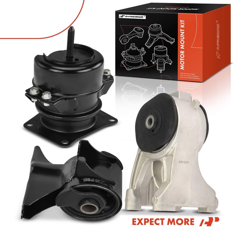 A-Premium 3PCS Engine Motor Mount Kit Compatible with Honda Odyssey