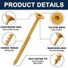 #8 x 1-5/8" Exterior Deck Screws (5 lb Box), Tan