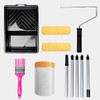 MOLLOR Paint Roller Kit with Extension Pole - 6 Pieces