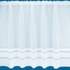 NetCurtainsUK Stripe Semi Plain White Net Curtain - Sold By
