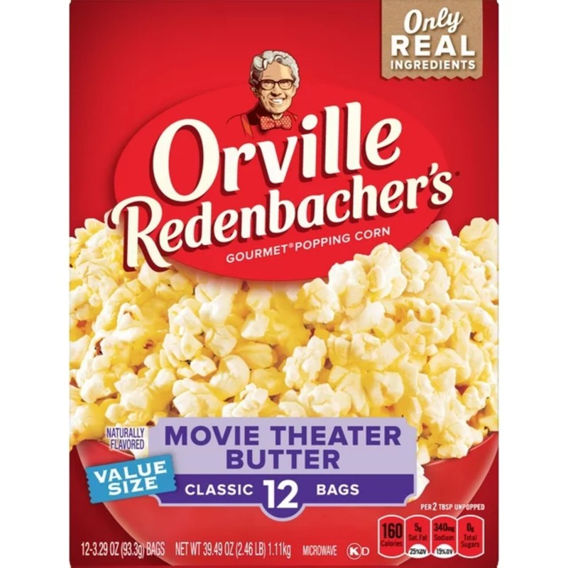 Popcorn Microwave Bundle - Orville Redenbacher Movie Theater Butter Microwave