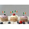 JBCD Ireland Shamrock Toothpick Flag Irish Mini Small Cupcake Topper