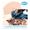 40 Pieles Sintéticas Practica Para Tatuar Doble Cara Skin