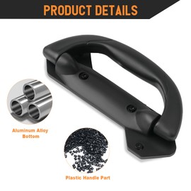 Jetuplusllc Rear Window Handle Compatible with Jeep Wrangler (JL) 2018-2024, Jeep Wrangler 4xe Trunk Rear Window Grip Handle