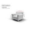 Italian Bed Linen Più Bello bielastic Sofa cover White, 1
