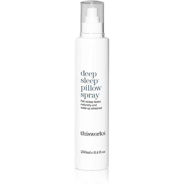 thisworks Deep Sleep Pillow Spray, 250 ml - Natural Sleep Aid with Essential Oils of Lavender, Vetivert and Camomile, 8.4 Fl Oz