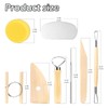 AEROVA 36PCS Pottery Tools,Clay Tools,Sculpting Tools, Basic Clay Pottery Tool