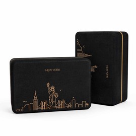 YOTTOY Foam Yoga Blocks,2 Pack for Yoga,9”x6”x3”Pilates Bricks for Pilates,Gentle Support for All Yoga Poses, Improve Flexibility and Posture (New York, 9 * 6 * 3)