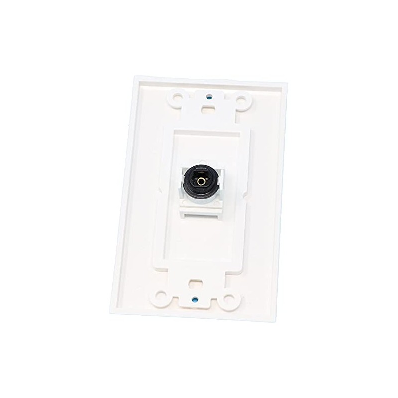 RiteAV - 1 Toslink Digital Audio Port Wall Plate Decorative