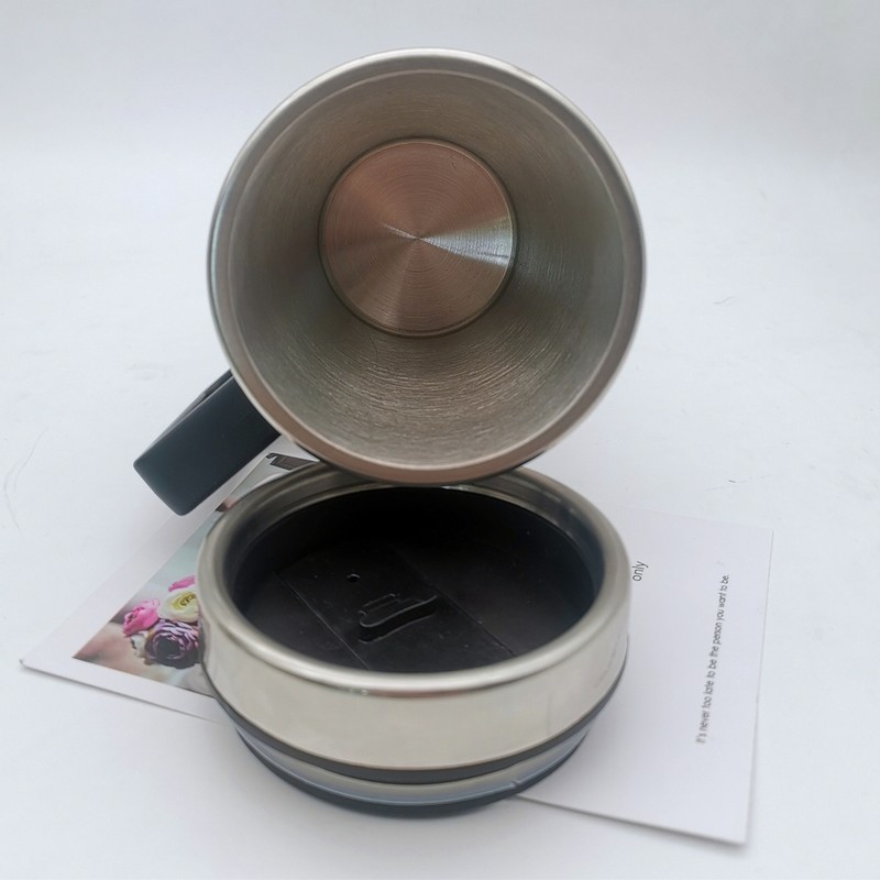 Car Heating Cup Large Capacity Leakage Proof Safe Stainless Steel