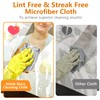 Glass Polishing Cloth Streak Free Miracle Microfiber Cleaning Cloth Lint