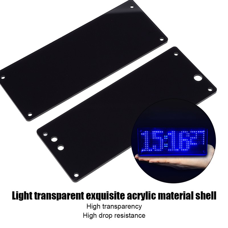 5V Patch Digital Lattice Electronic DIY Clock Kit in Acrylic
