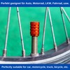 8 Pcs Red Aluminium Valve Caps for Car Schrader Valves