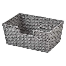 Chidorisangyou Basket - Top: W 13.2 x D 9.4 inches (33.5 x 24 cm), Bottom: W 11.8 x D 8.3 inches (30 x 21 cm), Height: 5.7