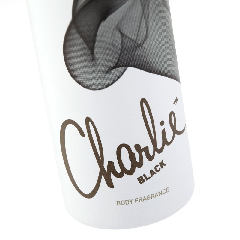 6 x Charlie Black Perfumed Body Fragrance 75ml
