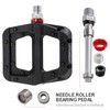 FOOKER MTB Pedals Mountain Bike Pedals 3 Bearing Non-Slip Lightweight