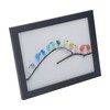 Sea Glass Birds Photo Frame 12 Birds Unique Wooden Frame