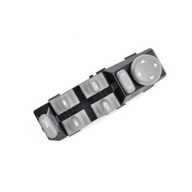ACDelco GM Genuine Parts 25654378 Dark Gray Front Driver Side Door Window and Multi-Function Switch
