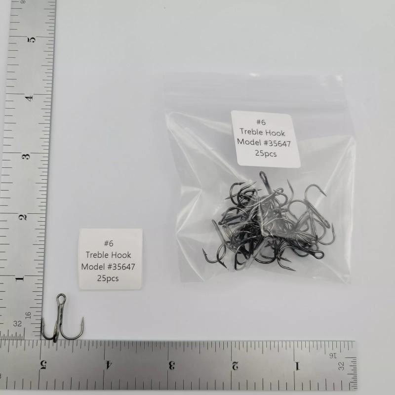 Unbranded Fishing Treble Hooks #35647 Size #10 #8, #6, #4,
