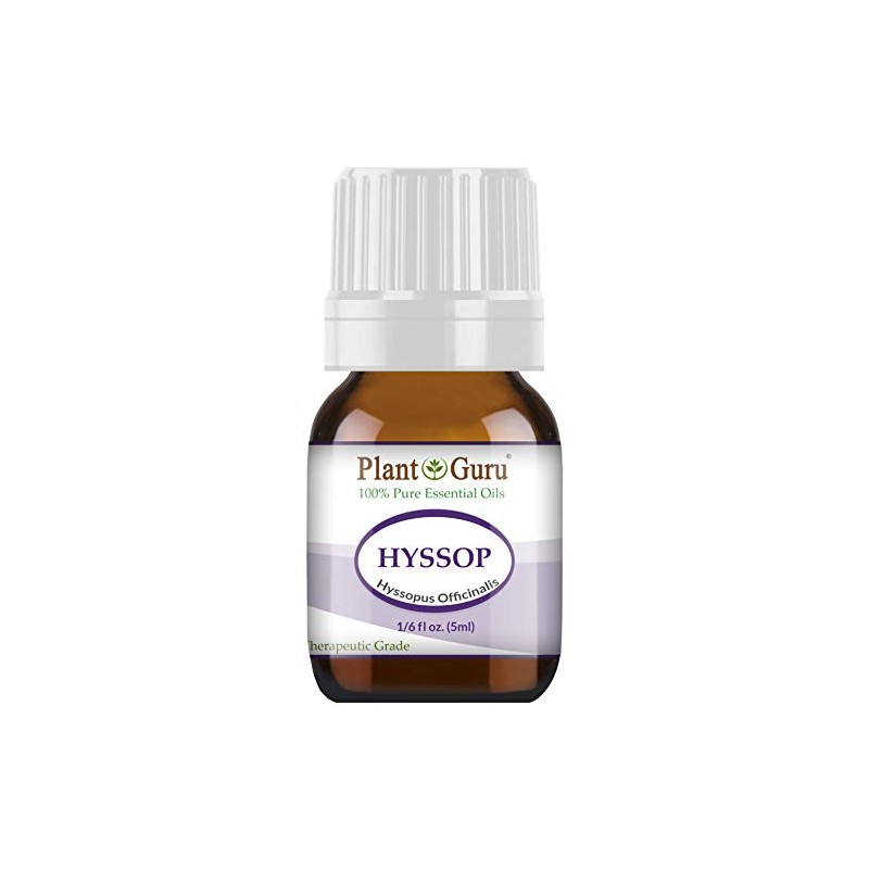 Hyssop Essential Oil 5 ml 100% Pure Undiluted Therapeutic Grade.
