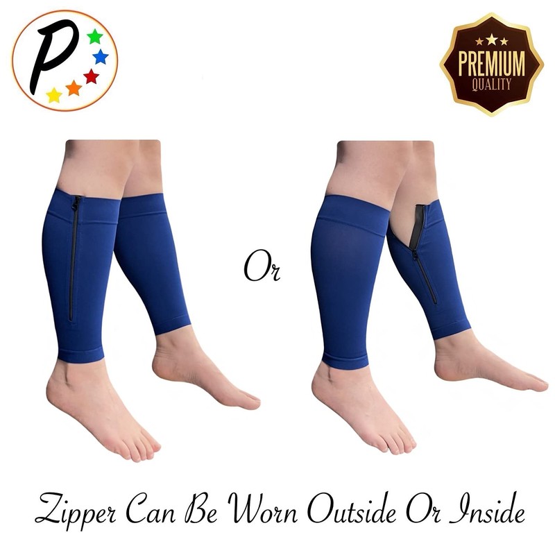 Presadee Premium Footless 20-30 mmHg Firm Compression YKK Zipper Leg