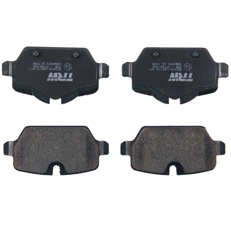 TRW Balatas Bajos Metales Delanteras,Traseras Compatible con MINI COOPER COUNTRYMAN