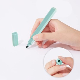 Highlighters, Mild Assorted Colours Highlighters Pens, Aesthetic Cute Pastel Highlighter With Chisel Tip, No Bleed Dry Fast Easy to Hold, for Bible, Notes, School Supplies, 6 Pack