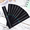 Hsthe Sea 10PCS Aquarium Stick-on Thermometer 10-40℃ Temperature Strip Fish