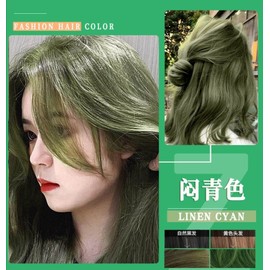 【repack 100ml only】222 Matt Green Blonde fruity hair color 闷青护发果泥果酸 染发剂