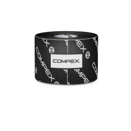 Compex Kinesiology Tape Elastic Adult Unisex Black One Size