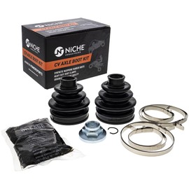 NICHE Front CV Axle Boot Kit For Yamaha Grizzly 660 5KM-2510H-10-00 5KM-2510F-11-00 UTV