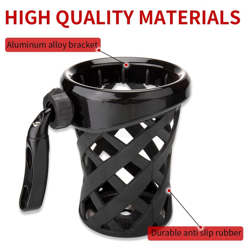 Goldwing GL1800 Motorcycle Handlebar Cup Holder Water Bottle Drink Holder