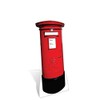 SC147 Post Box Cardboard Cutout Standup