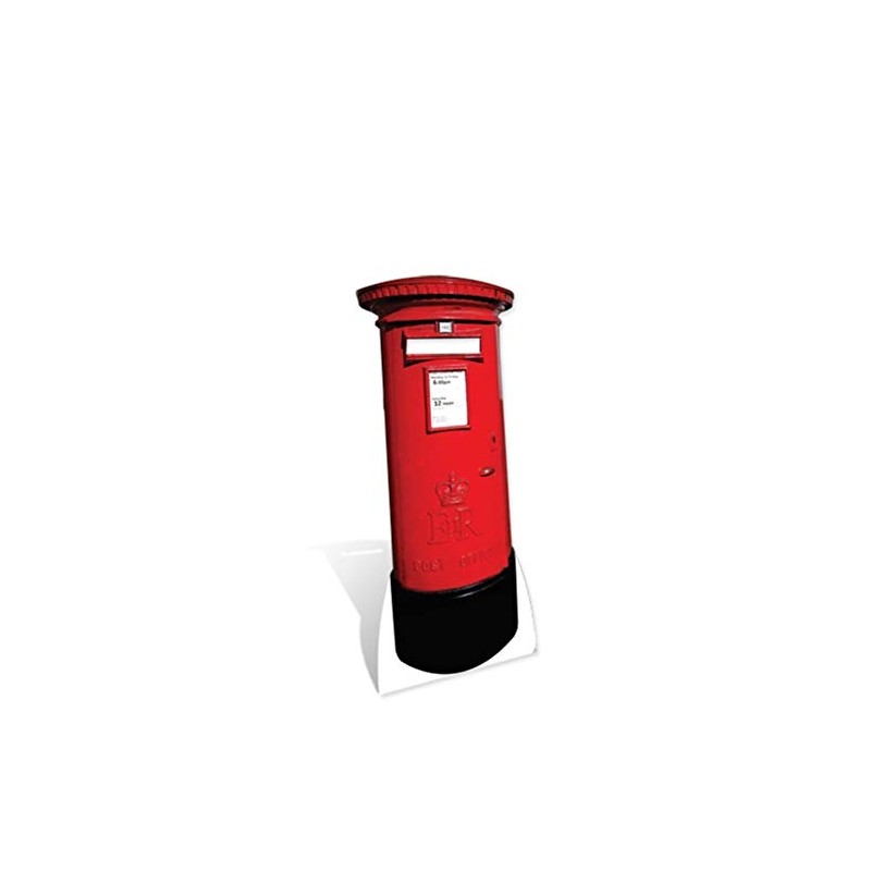 SC147 Post Box Cardboard Cutout Standup