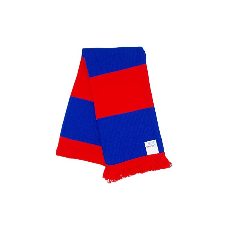 Crystal Palace Fans Royal Blue and Red Traditional Bar Scarf