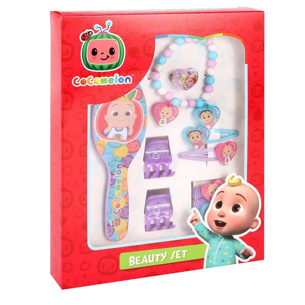 TDL Cocomelon 11 PCS Hair Beauty Brush Set is a fantastic product for children aged 3 years and older who are fans of the Cocomelon series.