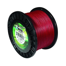 Power Pro 21100050100V Braided Spectra Fiber Fishing Line, 5 lb/100 yd, Vermilion Red